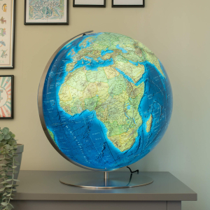 Azzurro Hand-laid 51cm Illuminated Globe